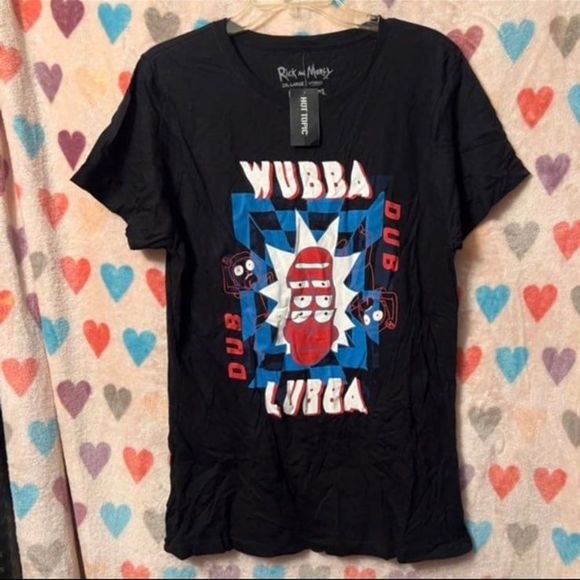 Rick and Morty Hot Topic Graphic Tee NWT Plus 2x - Picture 1 of 3